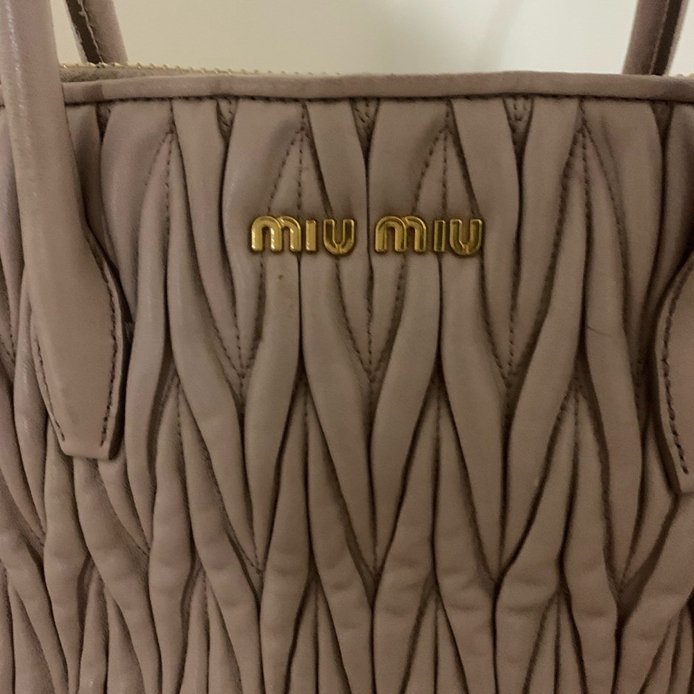 Authentic MiuMiu Nappa Leather Handbag - Picture 8 of 15